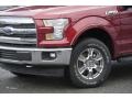 2017 Ruby Red Ford F150 Lariat SuperCab 4x4  photo #2