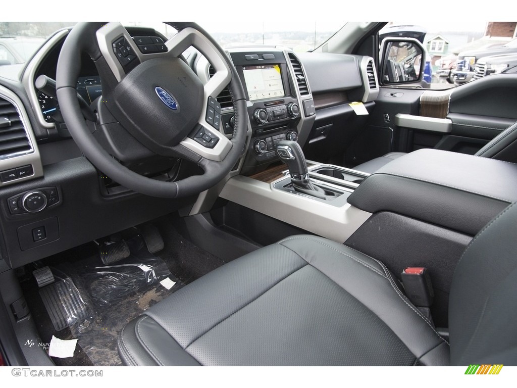 2017 F150 Lariat SuperCab 4x4 - Ruby Red / Black photo #7