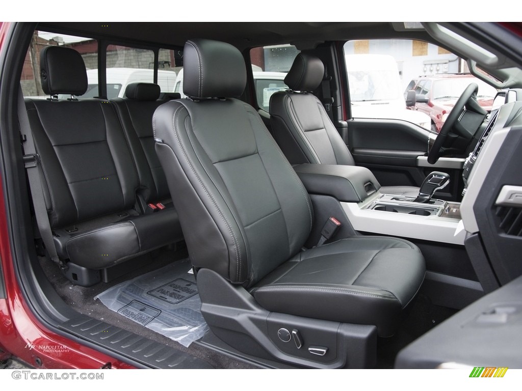 2017 F150 Lariat SuperCab 4x4 - Ruby Red / Black photo #15