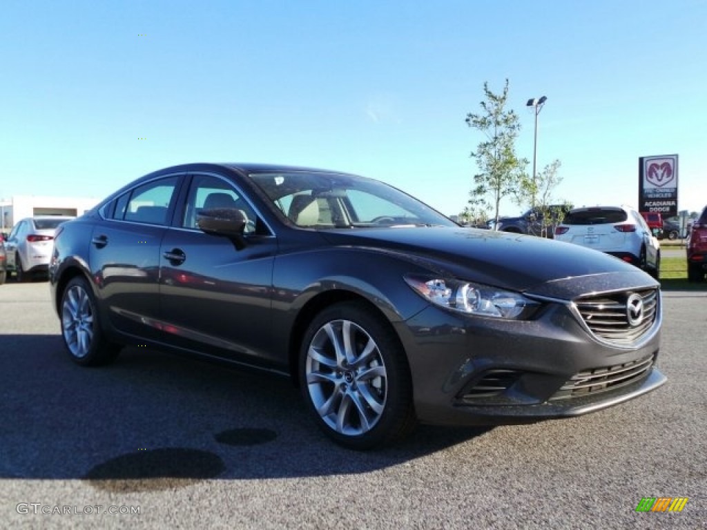 2017 Mazda6 Touring - Machine Gray Metallic / Sand photo #4