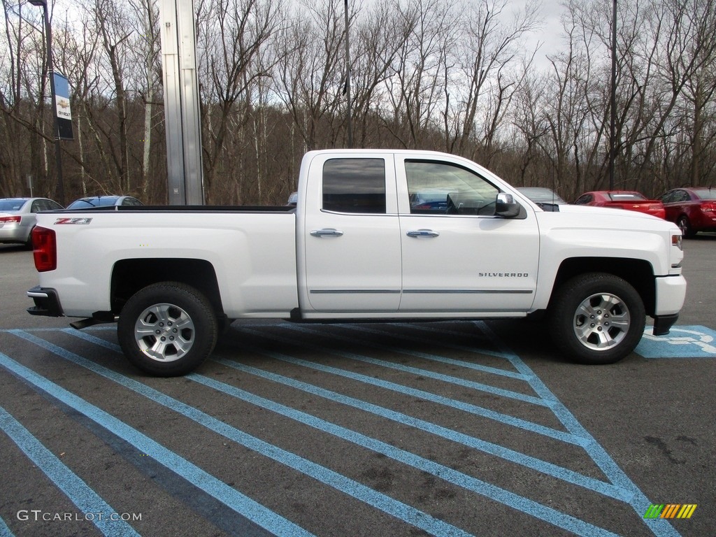 Summit White 2017 Chevrolet Silverado 1500 LTZ Double Cab 4x4 Exterior Photo #118329209
