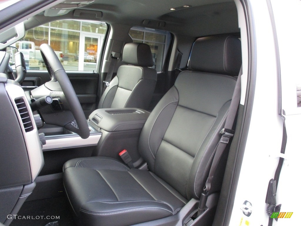 Jet Black Interior 2017 Chevrolet Silverado 1500 LTZ Double Cab 4x4 Photo #118329311