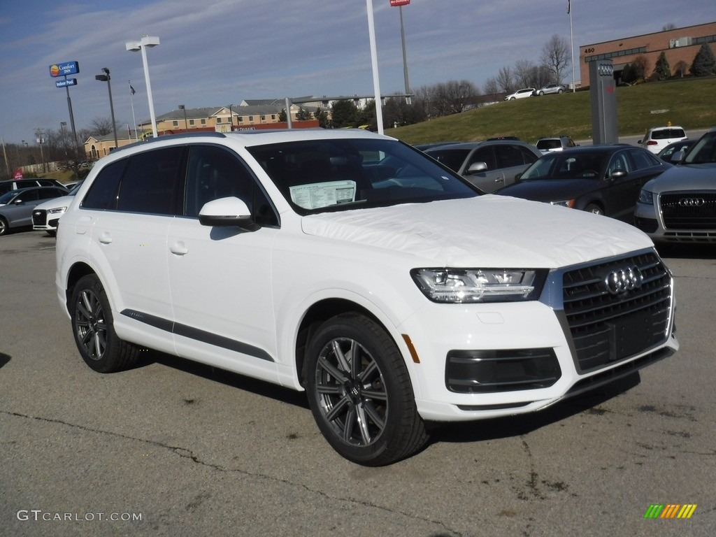 Carrara White 2017 Audi Q7 3.0T quattro Premium Plus Exterior Photo #118330103