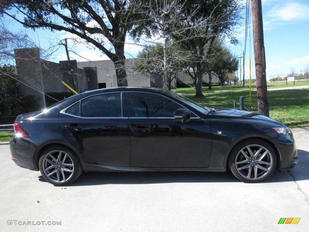 2014 IS 250 F Sport - Obsidian Black / Light Gray photo #6