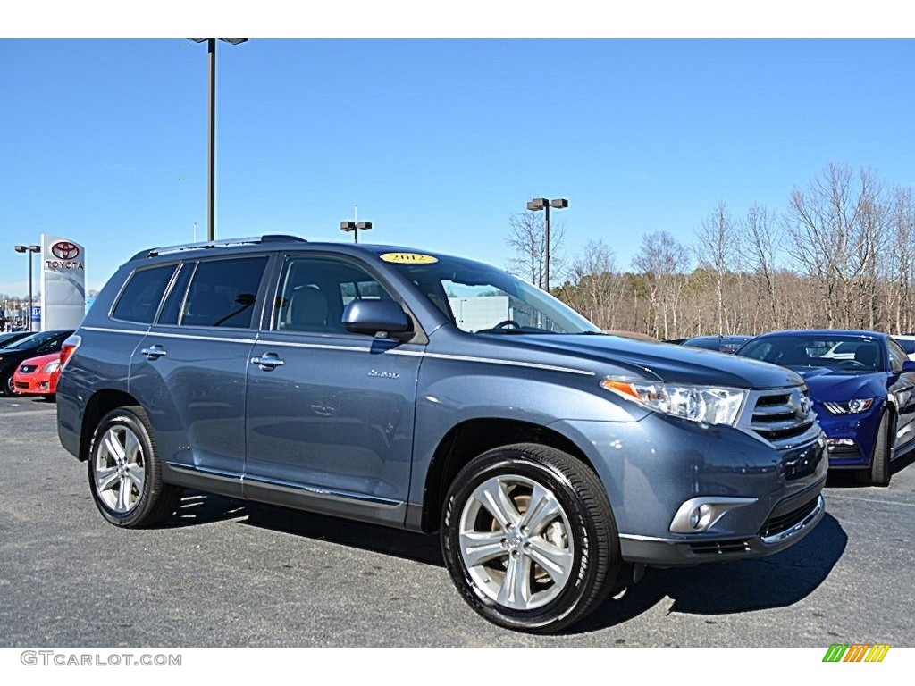 2012 Highlander Limited 4WD - Nautical Blue Metallic / Sand Beige photo #1