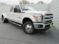 White Platinum Metallic 2016 Ford F350 Super Duty Lariat Crew Cab 4x4 DRW