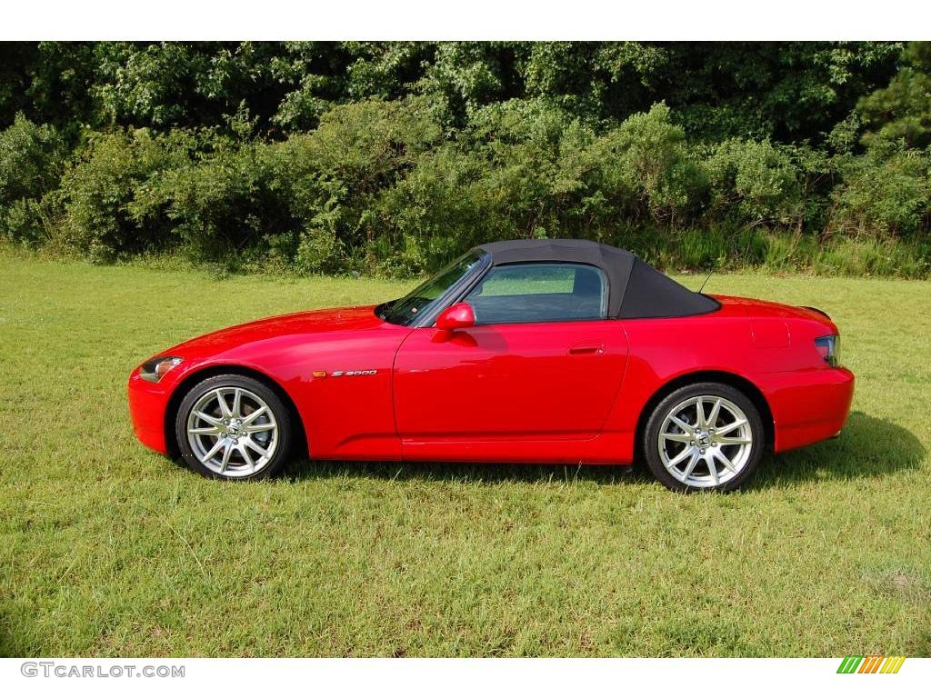 2005 S2000 Roadster - New Formula Red / Black photo #2