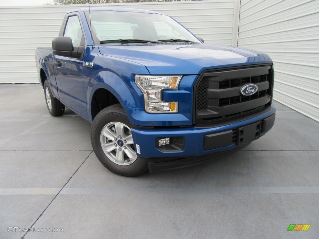 2017 F150 XL Regular Cab - Lightning Blue / Earth Gray photo #2