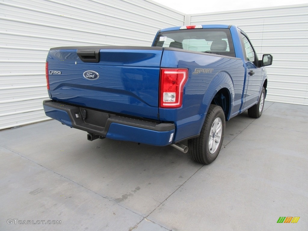 2017 F150 XL Regular Cab - Lightning Blue / Earth Gray photo #4