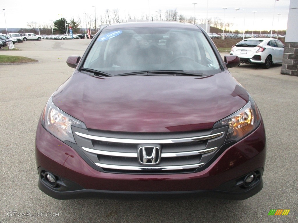 2014 CR-V EX AWD - Basque Red Pearl II / Gray photo #19