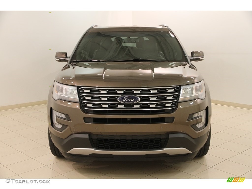 2016 Explorer Limited 4WD - Caribou Metallic / Ebony Black photo #2