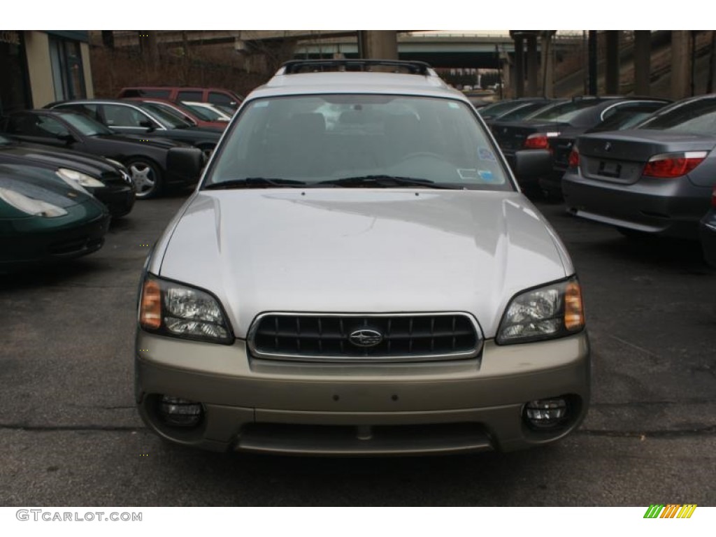 2004 Outback Wagon - Silver Stone Metallic / Gray/Black photo #2
