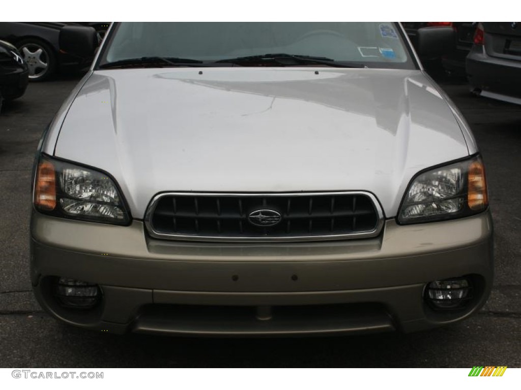2004 Outback Wagon - Silver Stone Metallic / Gray/Black photo #3