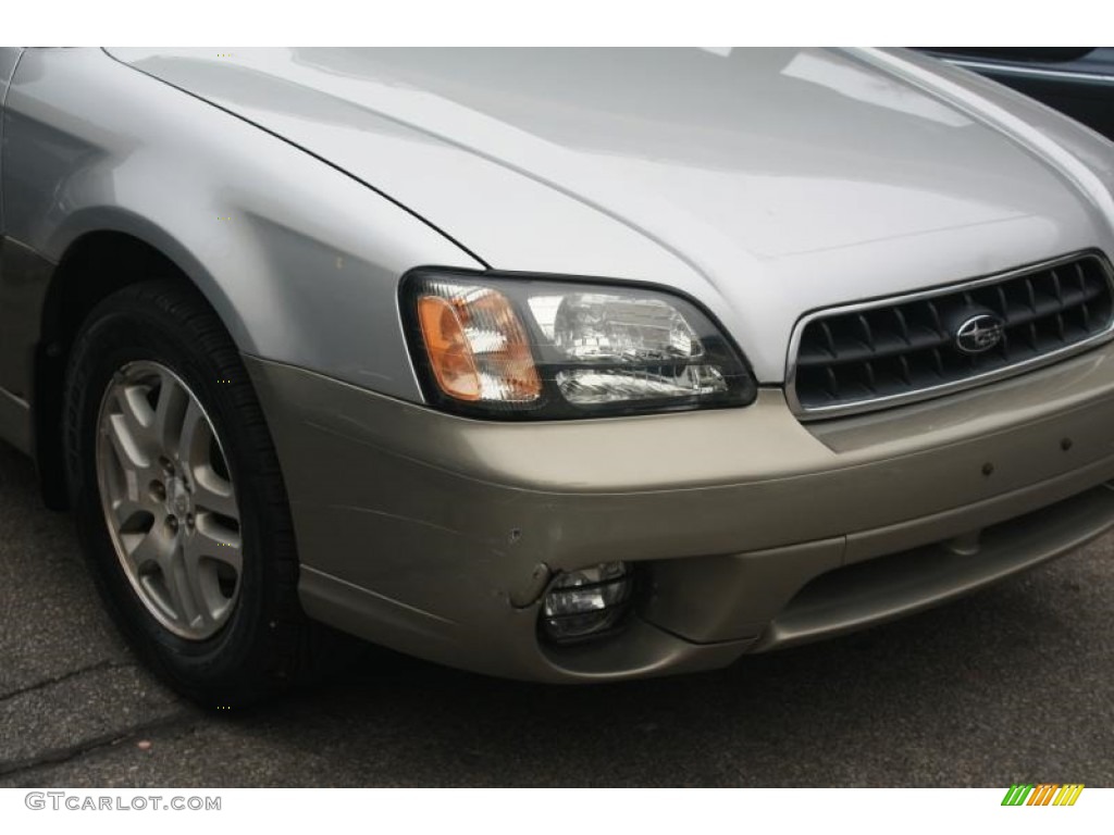 2004 Outback Wagon - Silver Stone Metallic / Gray/Black photo #5