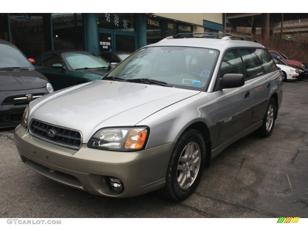 2004 Outback Wagon - Silver Stone Metallic / Gray/Black photo #6