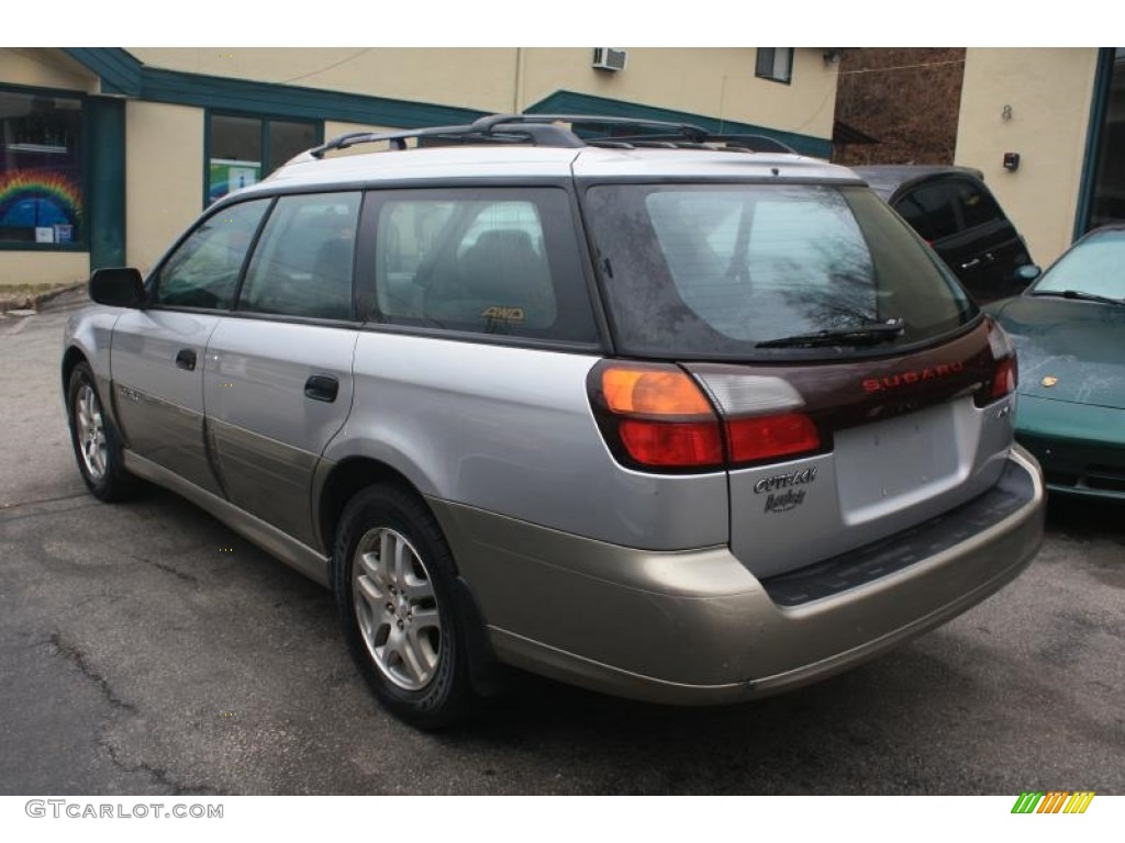 2004 Outback Wagon - Silver Stone Metallic / Gray/Black photo #9
