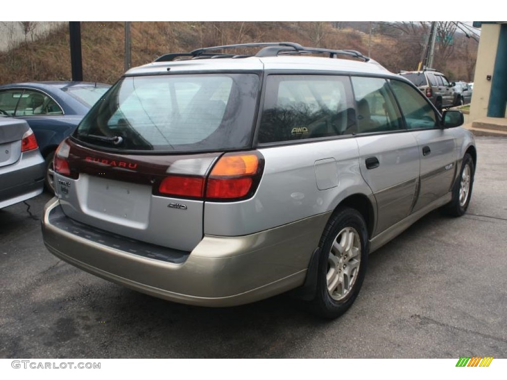 2004 Outback Wagon - Silver Stone Metallic / Gray/Black photo #11