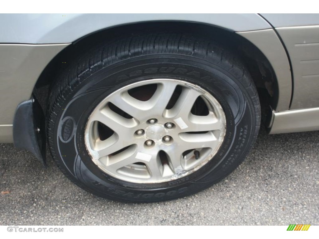 2004 Outback Wagon - Silver Stone Metallic / Gray/Black photo #14
