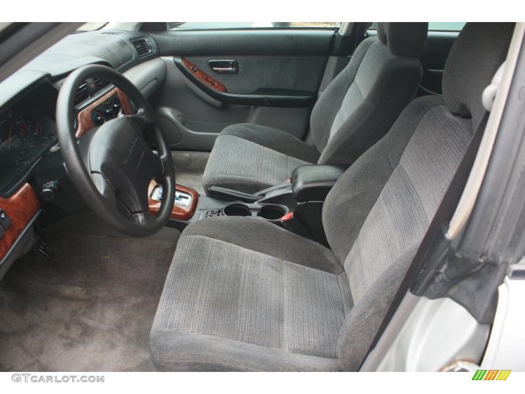 2004 Outback Wagon - Silver Stone Metallic / Gray/Black photo #19