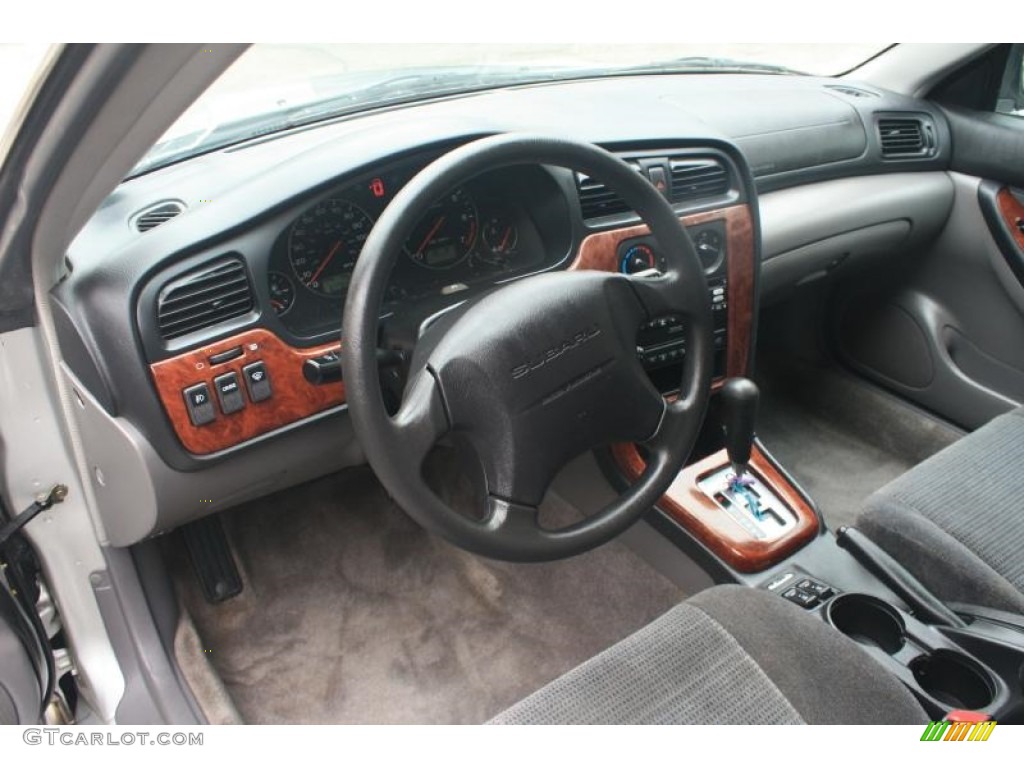 2004 Outback Wagon - Silver Stone Metallic / Gray/Black photo #21