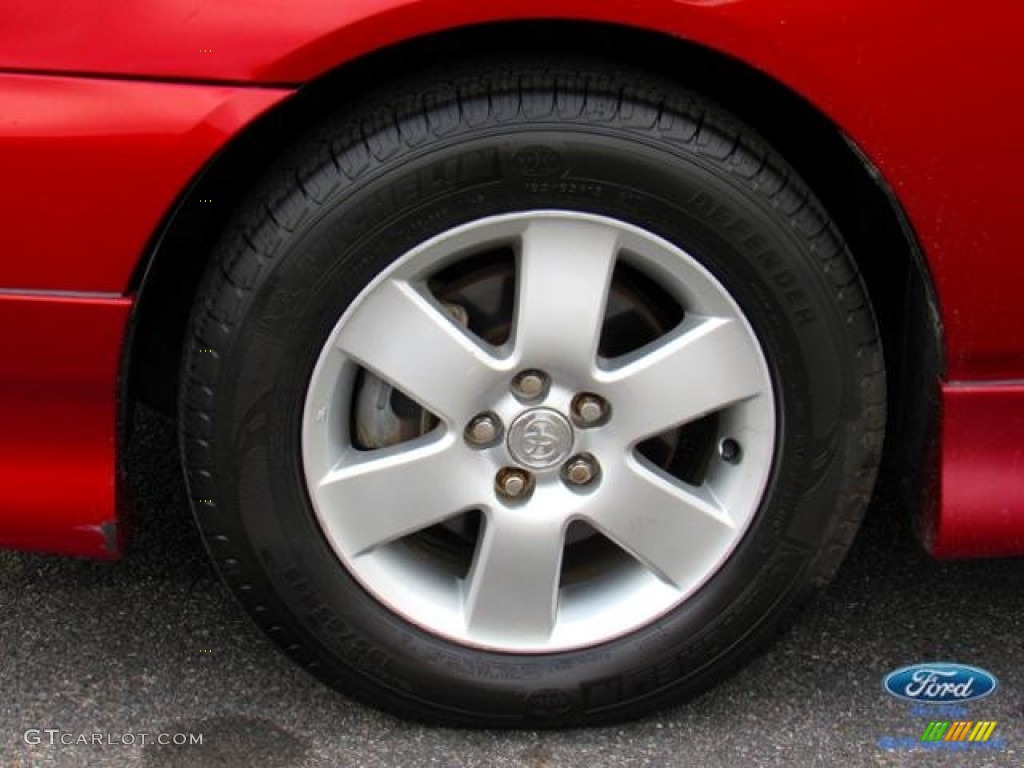 2007 Corolla S - Impulse Red Pearl / Dark Charcoal photo #9