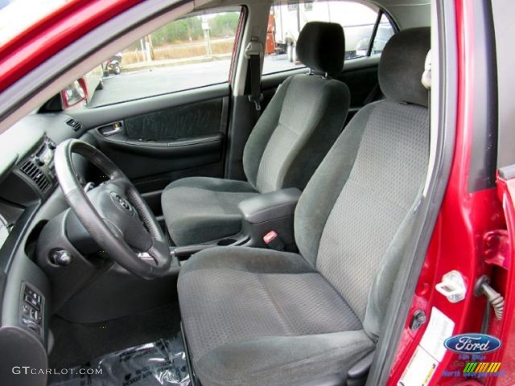 2007 Corolla S - Impulse Red Pearl / Dark Charcoal photo #11