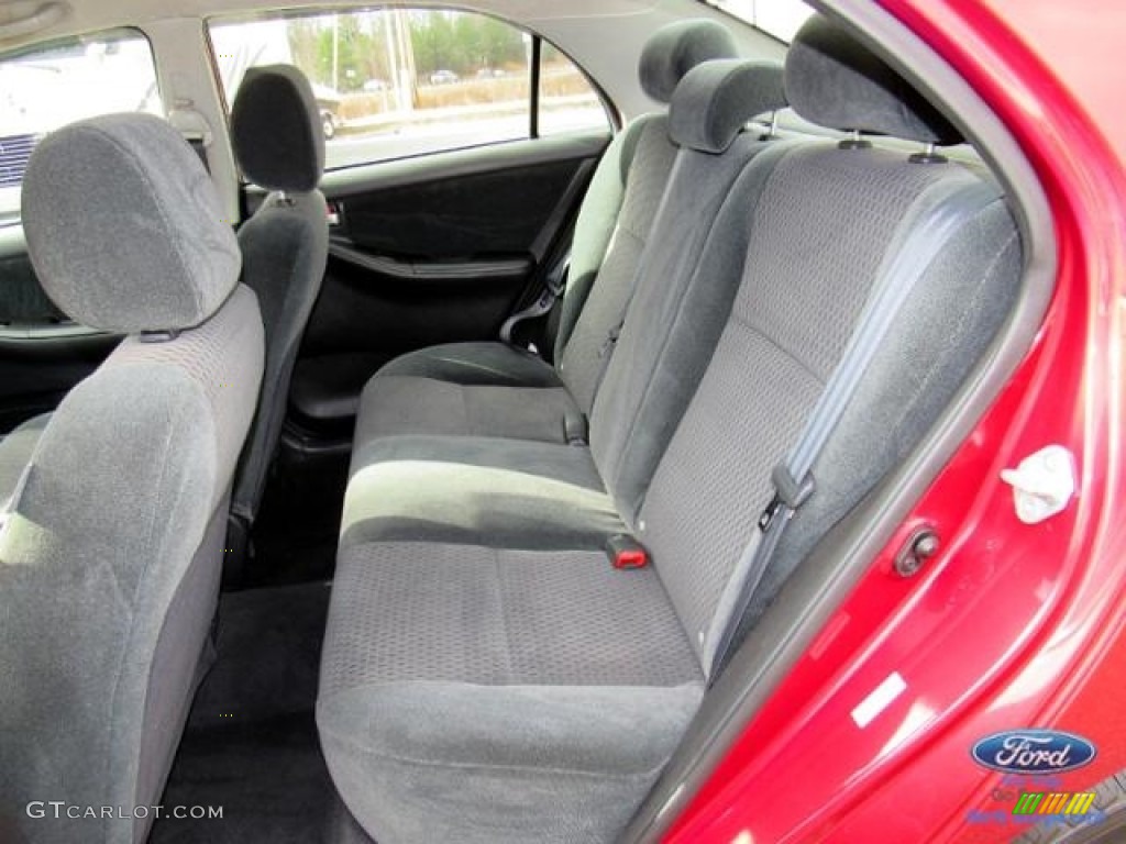 2007 Corolla S - Impulse Red Pearl / Dark Charcoal photo #13