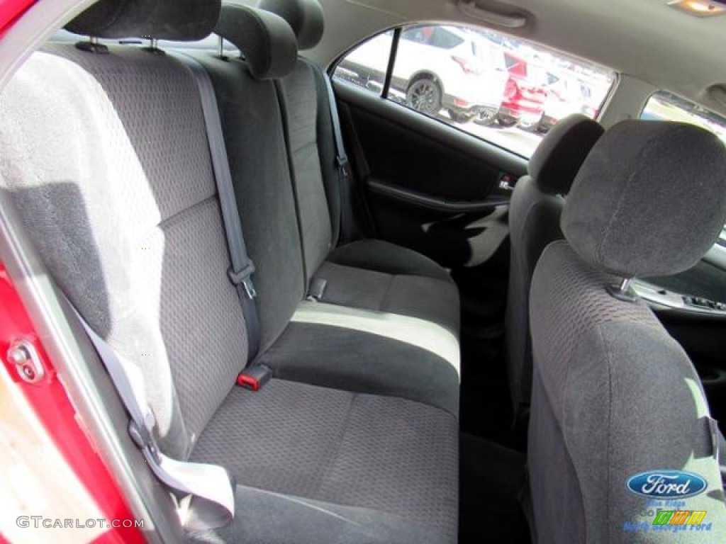 2007 Corolla S - Impulse Red Pearl / Dark Charcoal photo #14