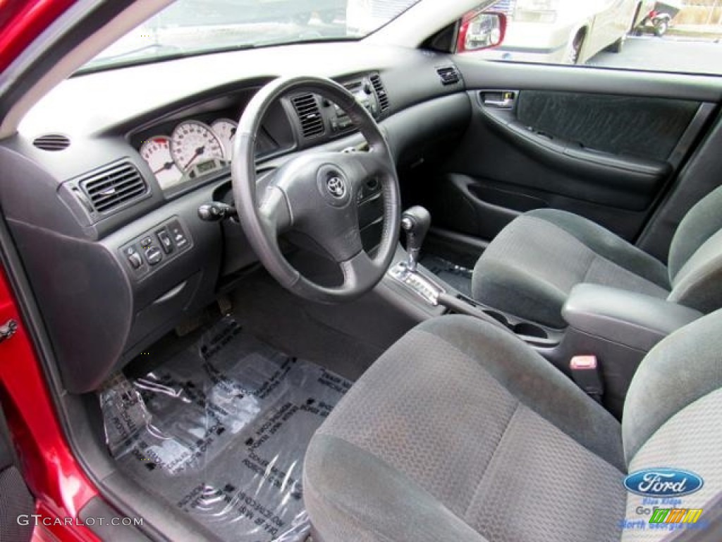 2007 Corolla S - Impulse Red Pearl / Dark Charcoal photo #28