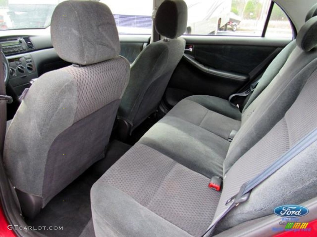 2007 Corolla S - Impulse Red Pearl / Dark Charcoal photo #30