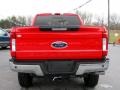 2017 Race Red Ford F250 Super Duty Lariat Crew Cab 4x4  photo #4