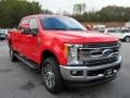 2017 Race Red Ford F250 Super Duty Lariat Crew Cab 4x4  photo #1