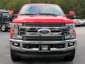 2017 Race Red Ford F250 Super Duty Lariat Crew Cab 4x4  photo #7