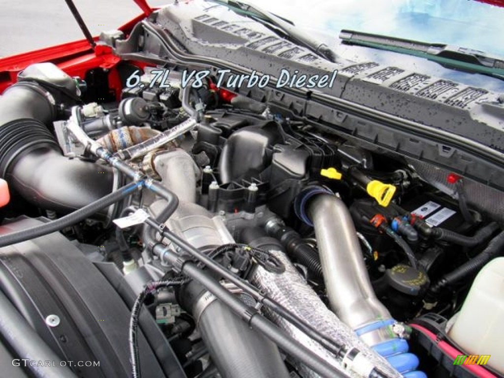2017 F250 Super Duty Lariat Crew Cab 4x4 - Race Red / Black photo #9