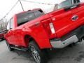 2017 Race Red Ford F250 Super Duty Lariat Crew Cab 4x4  photo #37