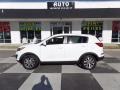 Clear White 2014 Kia Sportage LX