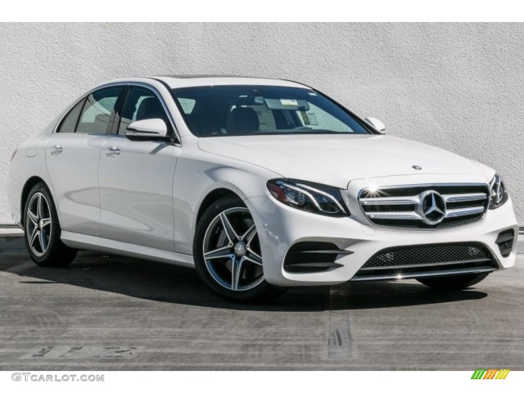 Polar White 2017 Mercedes-Benz E 300 Sedan Exterior Photo #118339606