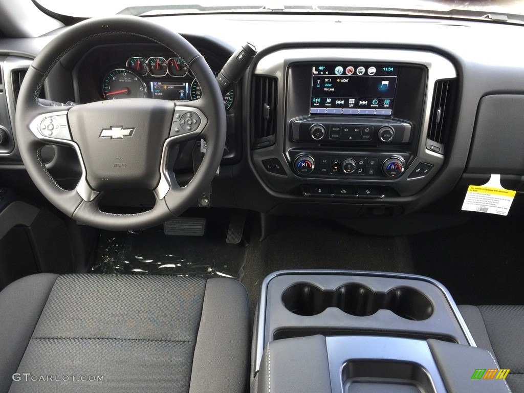 2017 Silverado 1500 LT Crew Cab 4x4 - Silver Ice Metallic / Jet Black photo #8