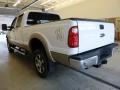 2014 Oxford White Ford F350 Super Duty Lariat Crew Cab 4x4  photo #3