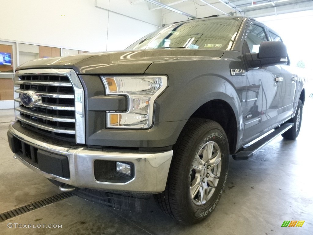 2017 F150 XLT SuperCrew 4x4 - Magnetic / Earth Gray photo #4