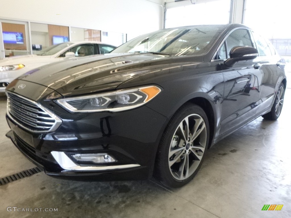 2017 Fusion Titanium AWD - Shadow Black / Ebony photo #5