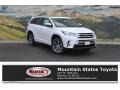 2017 Blizzard White Pearl Toyota Highlander XLE AWD  photo #1