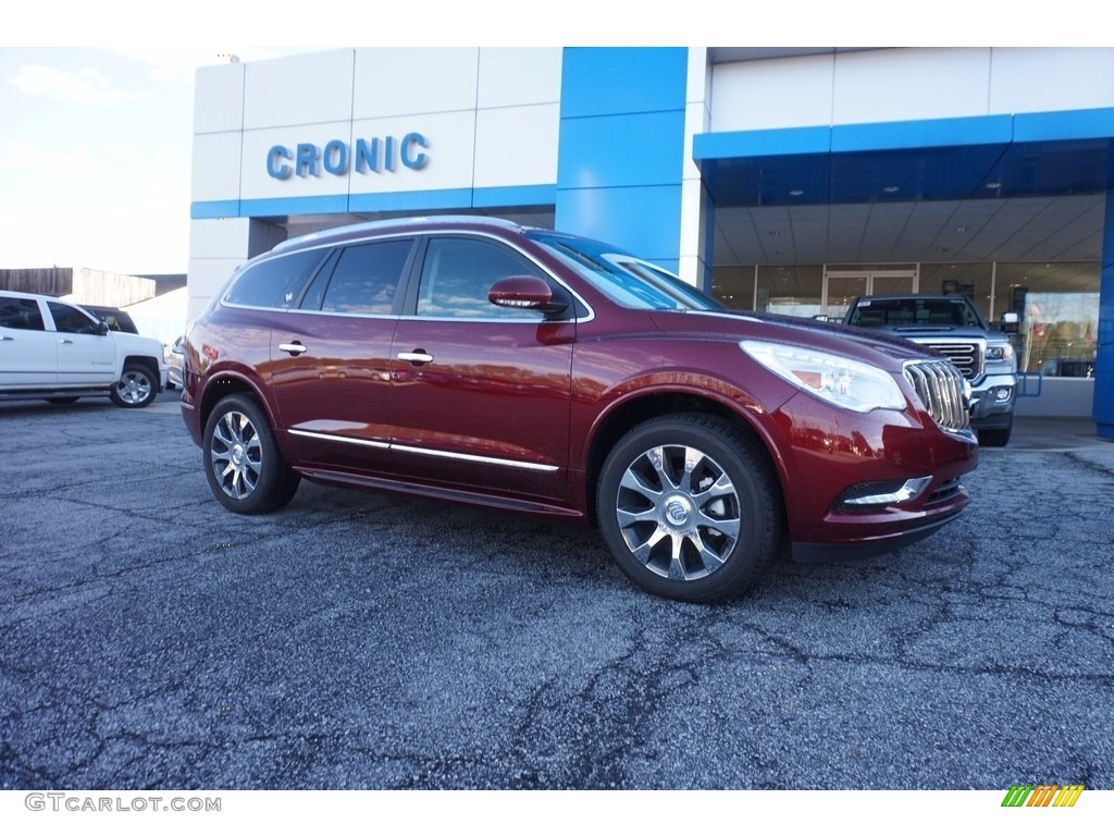 2017 Enclave Premium - Crimson Red Tintcoat / Ebony/Ebony photo #1