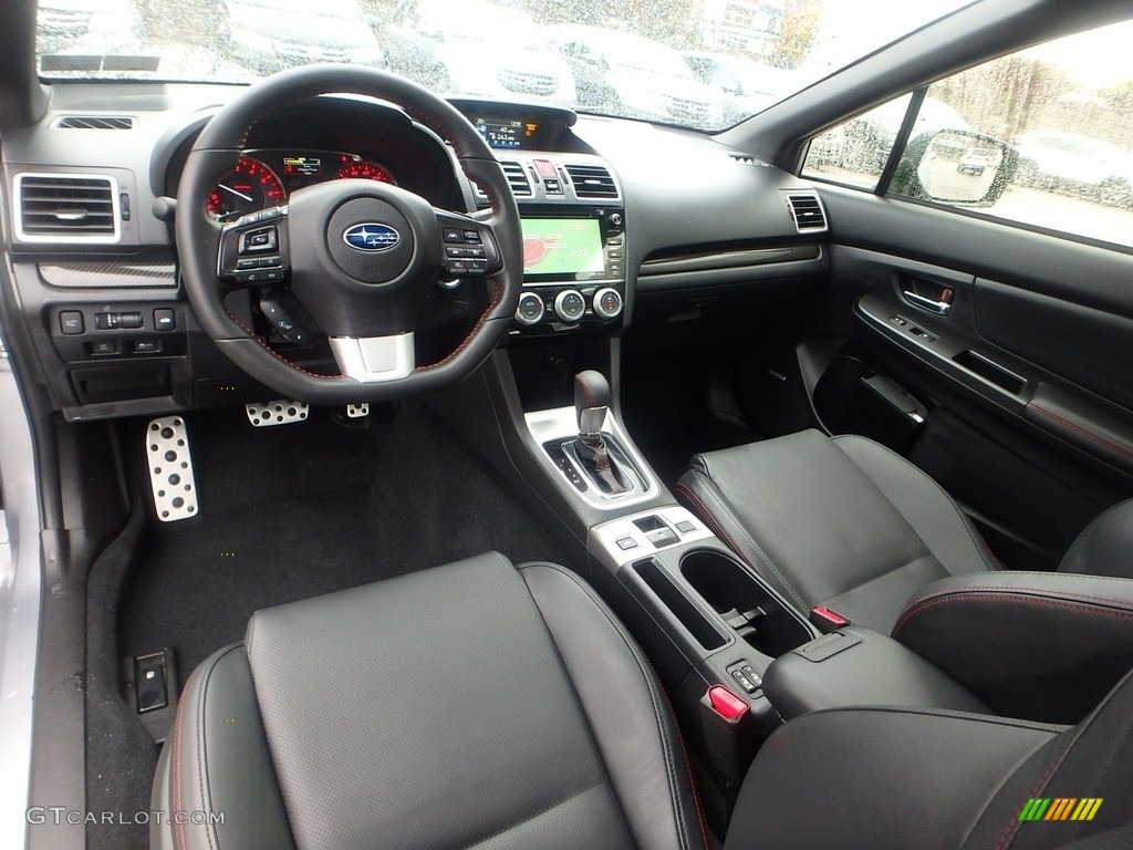 Carbon Black Interior 2016 Subaru WRX Limited Photo #118342372