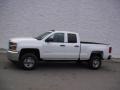 2017 Summit White Chevrolet Silverado 2500HD Work Truck Double Cab 4x4  photo #2