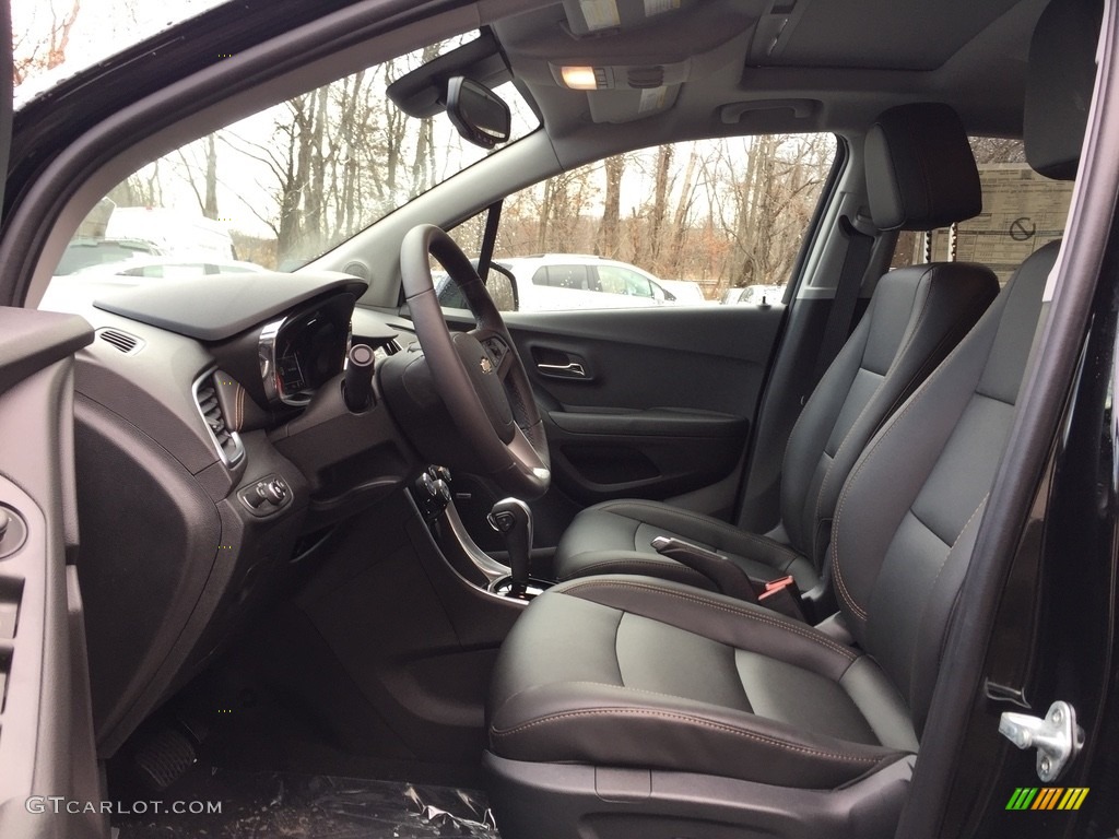 Jet Black Interior 2017 Chevrolet Trax Premier AWD Photo #118342918