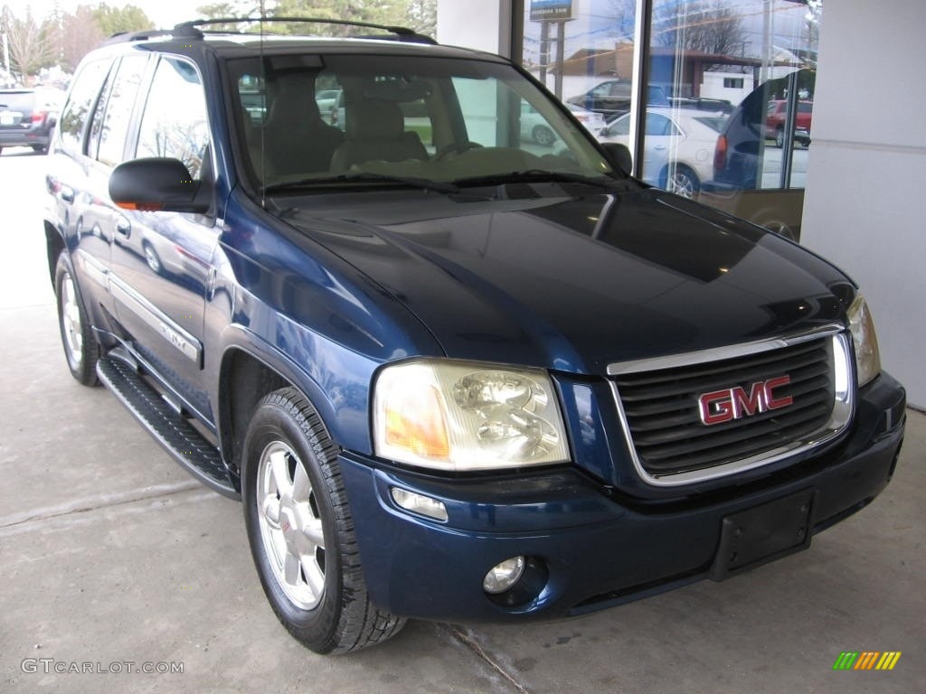 2003 Envoy SLT - Indigo Blue Metallic / Light Oak photo #1