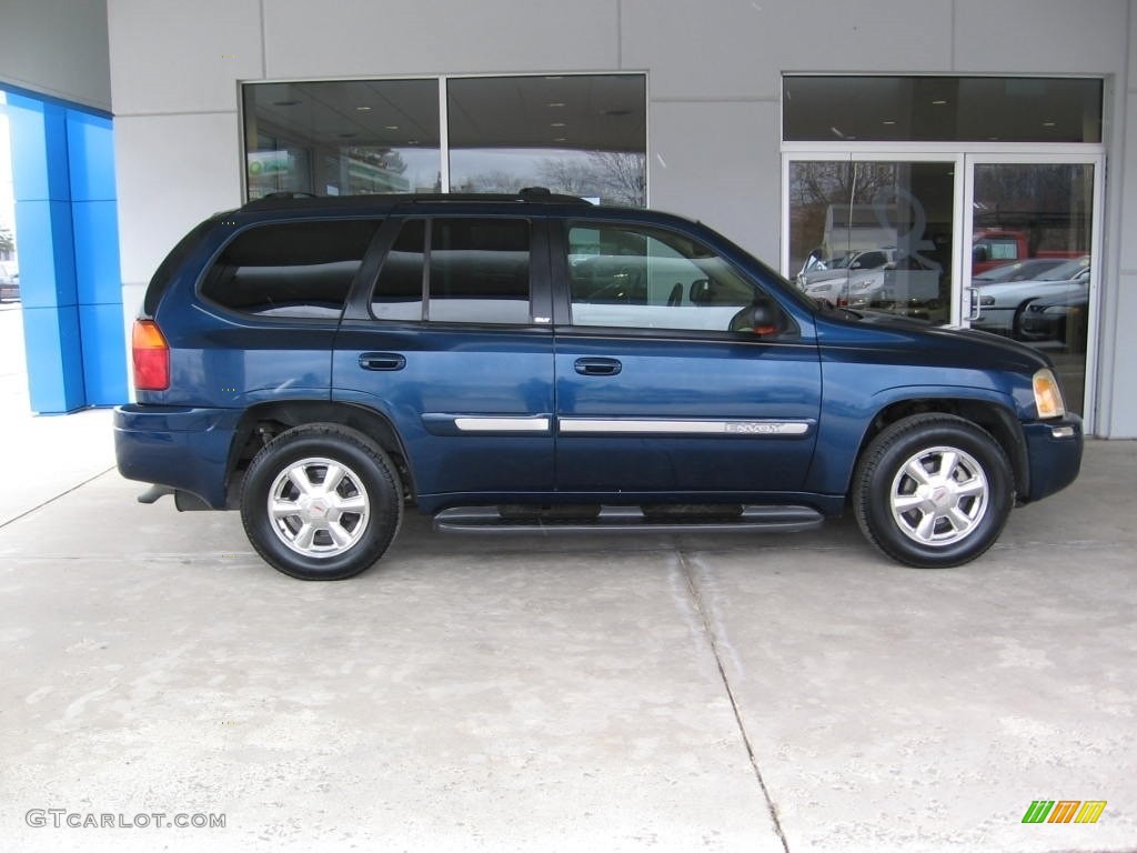 2003 Envoy SLT - Indigo Blue Metallic / Light Oak photo #2