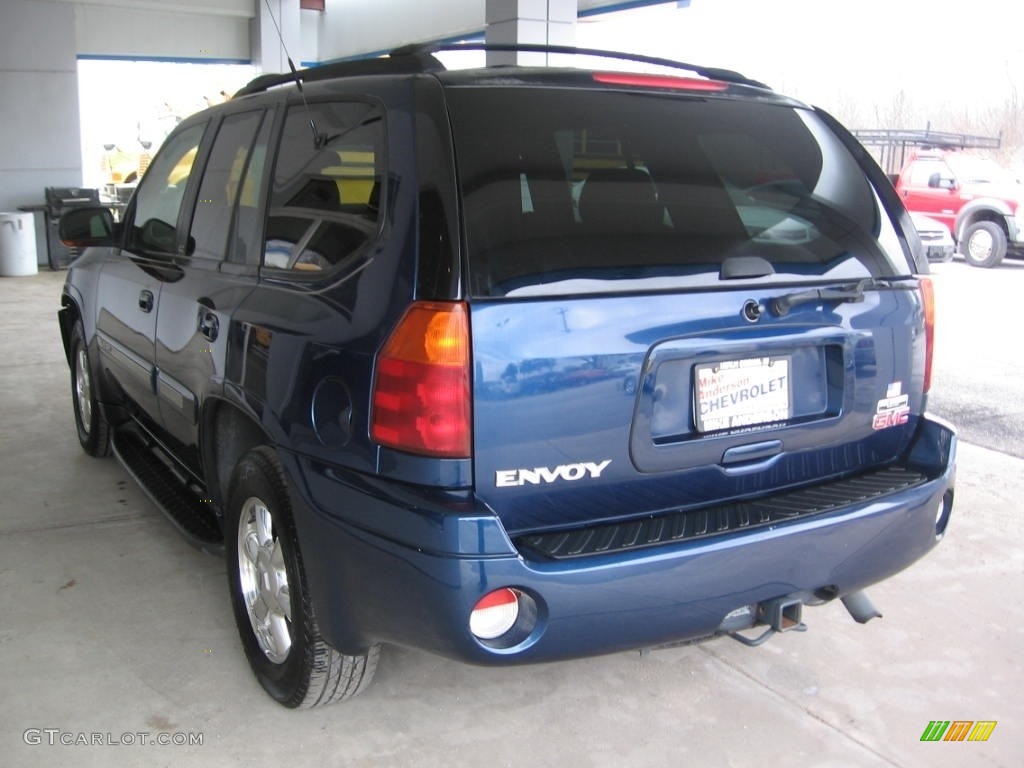 2003 Envoy SLT - Indigo Blue Metallic / Light Oak photo #3