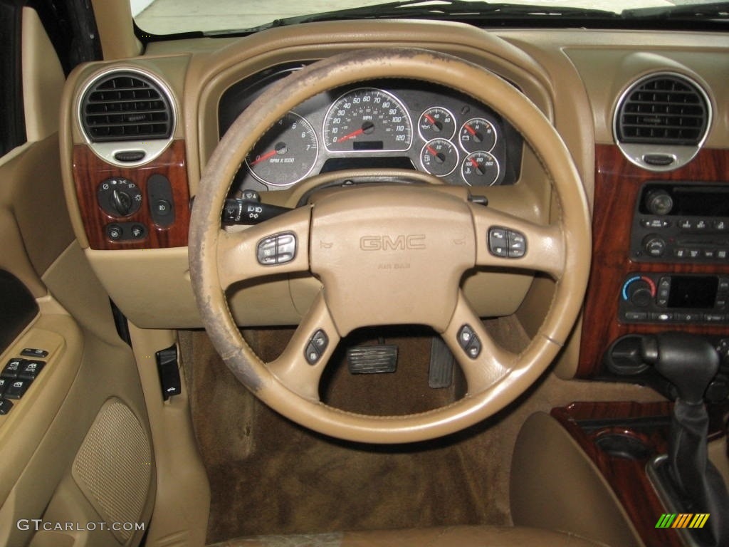 2003 Envoy SLT - Indigo Blue Metallic / Light Oak photo #4